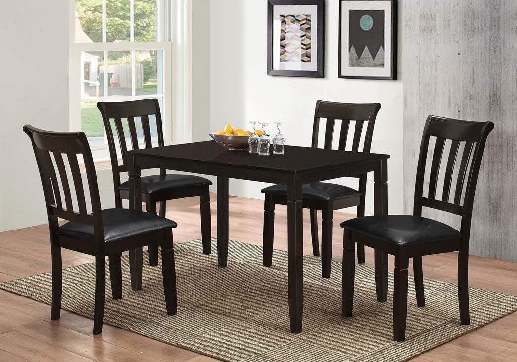 7805- Table 7739 Chairs Dark Cappuccino