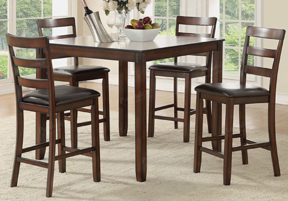 F2546 5 Pcs Counter Height Dining Set S1200